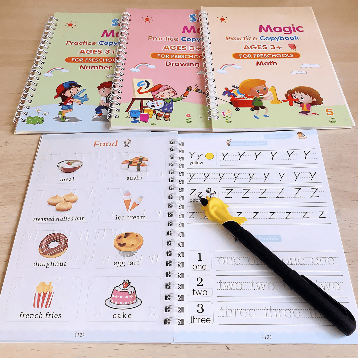 Magic Book™(4 BOOKS,1 PEN,1 GRIP,10 REFILL) - India Ease