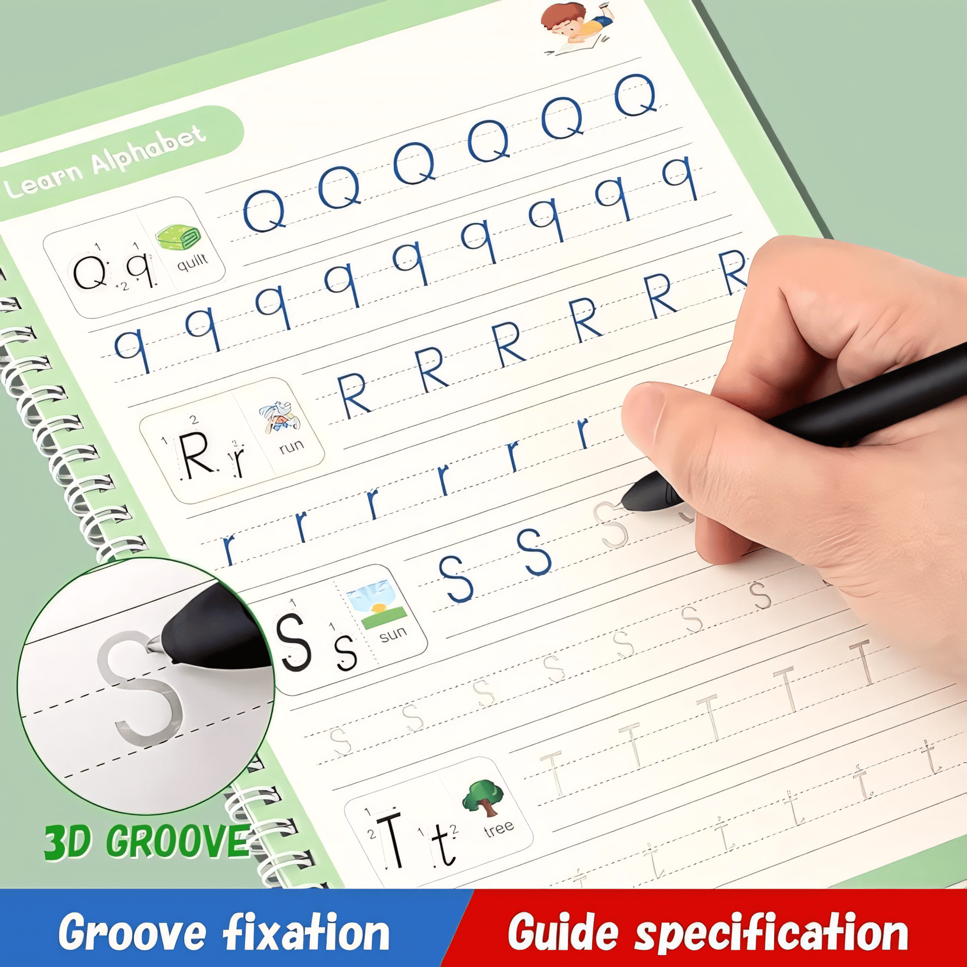 Magic Book™(4 BOOKS,1 PEN,1 GRIP,10 REFILL) - India Ease