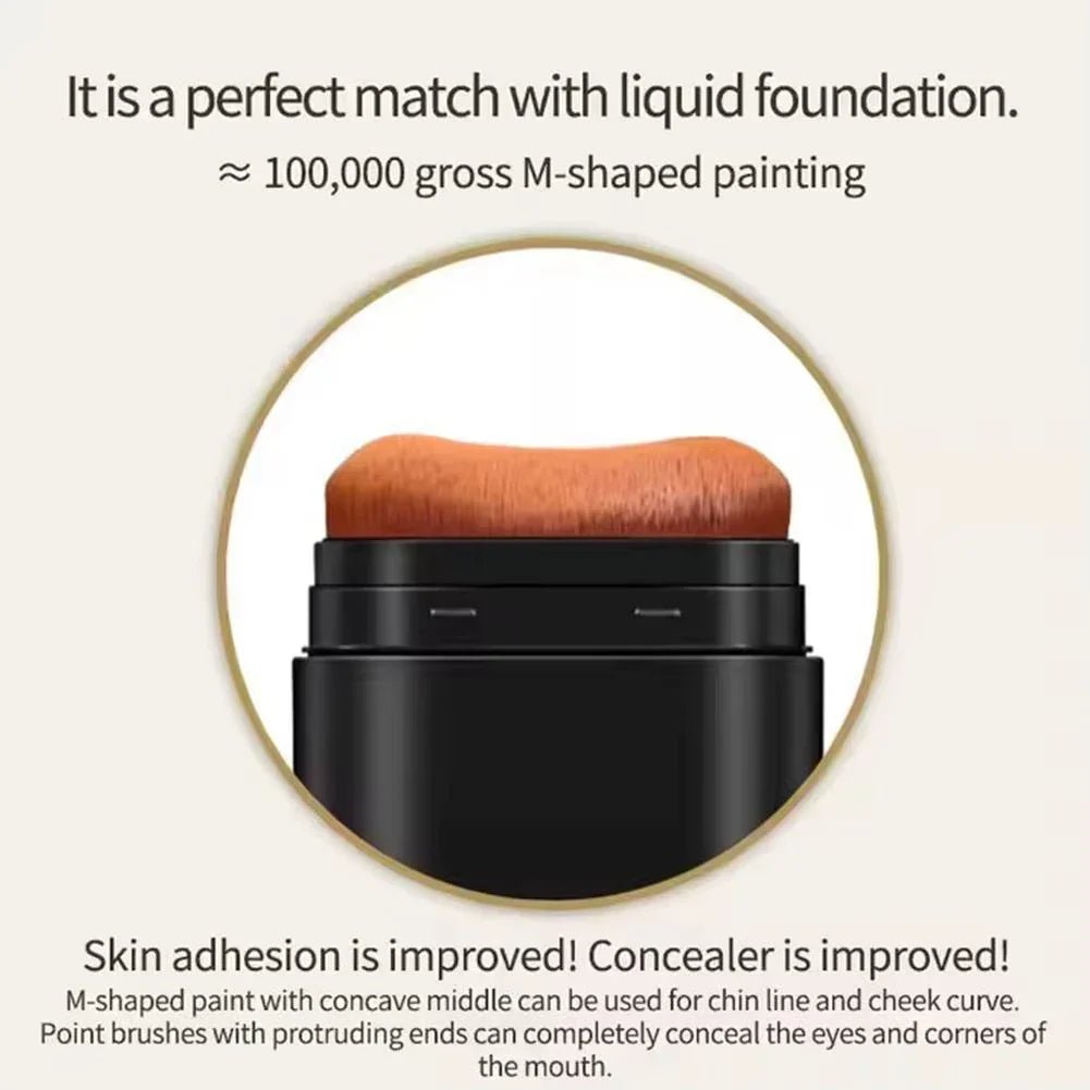 🎁2025 Hot Sale💕 Aleumdaum 아름다움 - Korean 2 in 1 Glass Skin Foundation Stick (Imported Skincare) - India Ease