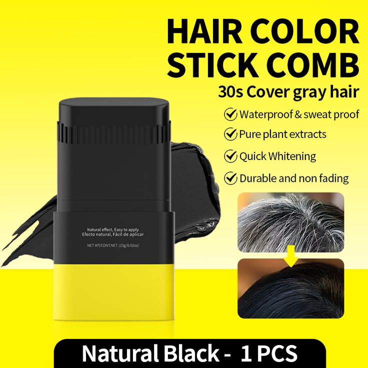 Black Hair Dye Comb (For Both Men & Women) - India Ease