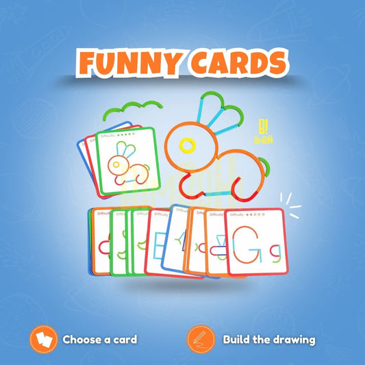 BuildWise™ – Montessori Sticks & Rings Puzzle Set - India Ease